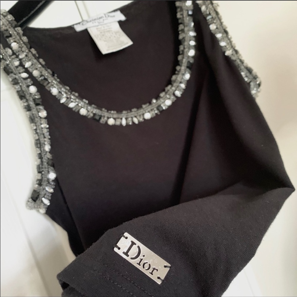DIOR beaded tank top authentic